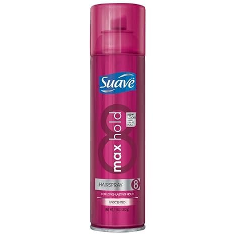 Suave Unscented Hairspray Max Hold (11 oz)