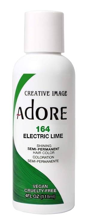 adore Semi Permanent Hair 164 Electric Lime color