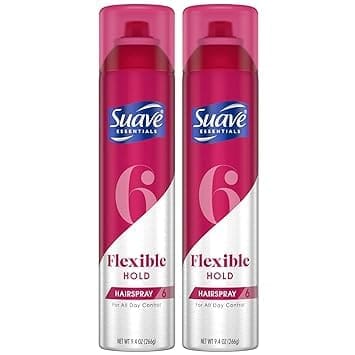 Suave Hairspray for Women and Men, Flexible Hold (Pack of 2)