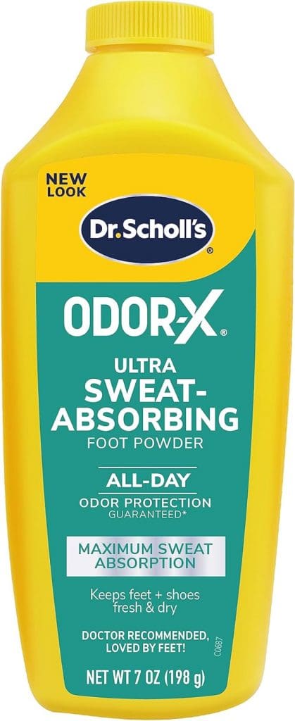 Dr. Scholl's Ultra-Sweat Retaining Foot Powder, 7 oz