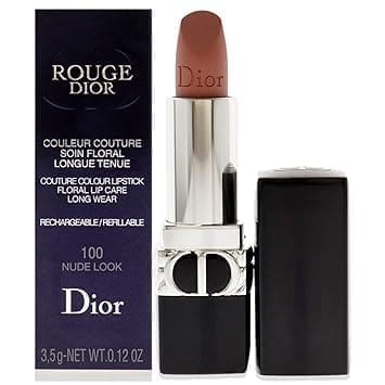 Christian Dior Rouge Dior Couture Lipstick Matte - 100 Nude Look Lipstick (Refillable) Women 0.12 oz.