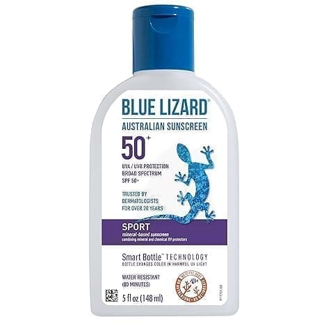 BLUE LIZARD Sport Mineral-Based Sunscreen Lotion - SPF 50+
