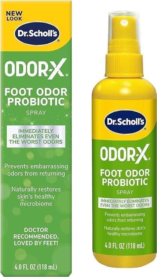 Dr. Scholl's Smell X FOOT Scent PROBIOTIC Shower, 4 oz