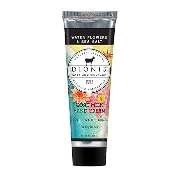 Dionis - Goat Milk Skincare Water Flowers and Sea Salt Scented Hand Cream (1 oz)